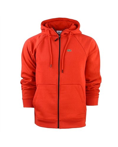 Lacoste  Full Zip-Up Hoodie & Pants Set Red