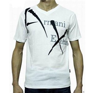 Armani Tee Shirt In AX White