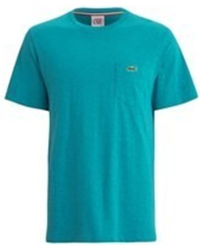 Lacoste Men's Pima Jersey Crew-Neck T-Shirt Sea Green