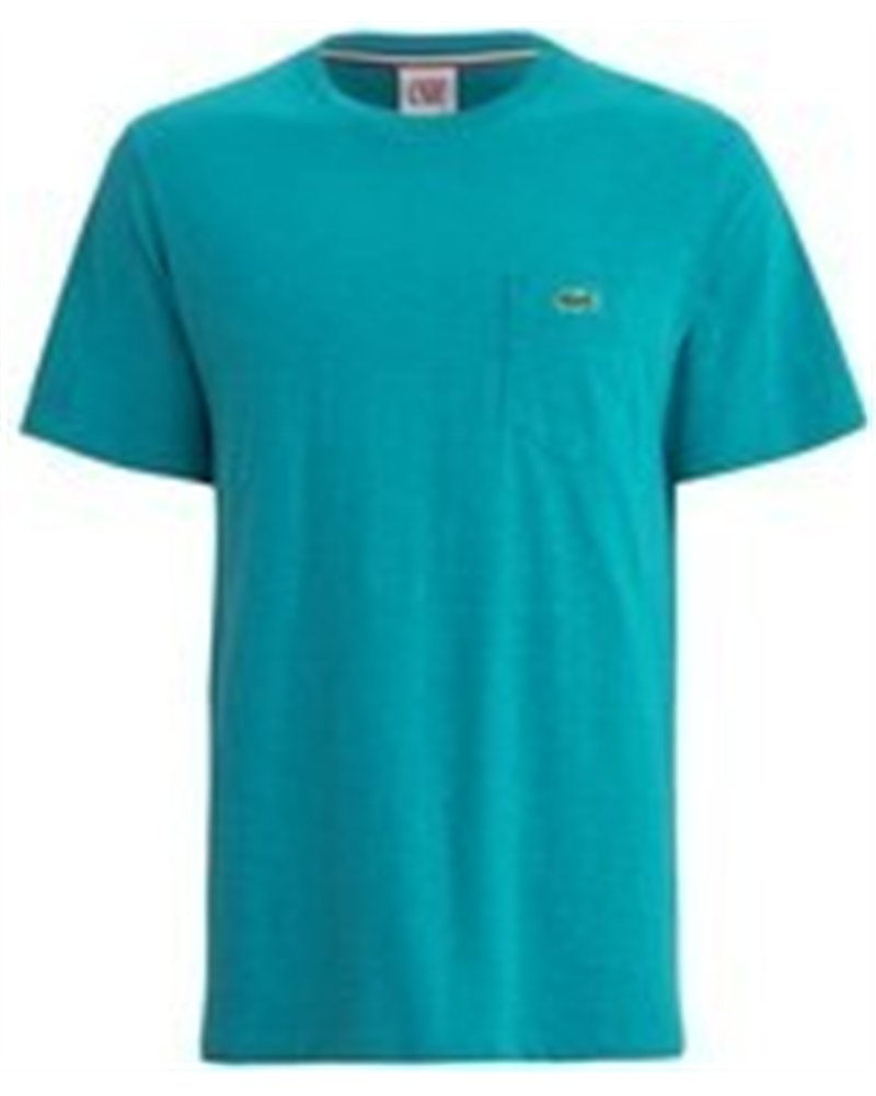 Lacoste Men's Pima Jersey Crew-Neck T-Shirt Sea Green