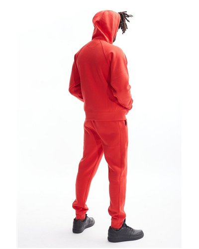 Lacoste  Full Zip-Up Hoodie & Pants Set Red