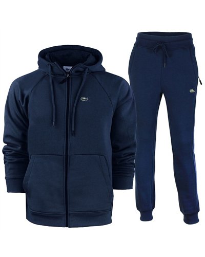 Lacoste  Full Zip-Up Hoodie & Pants Set Navy