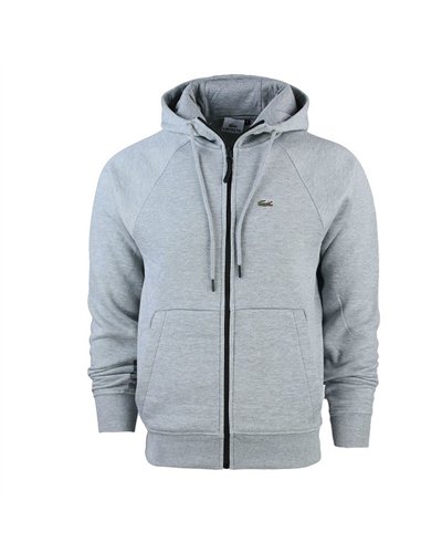 Lacoste  Full Zip-Up Hoodie & Pants Set Gray
