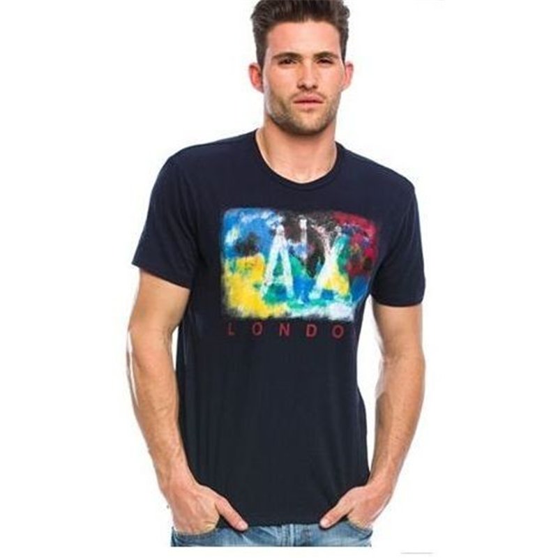 Armani Men's  Tee Shirt In AX  Black