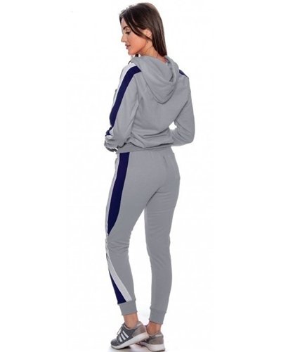 Nike Womens Essential Colorblock Full-Zip Fleece Hoodie & Pants Set