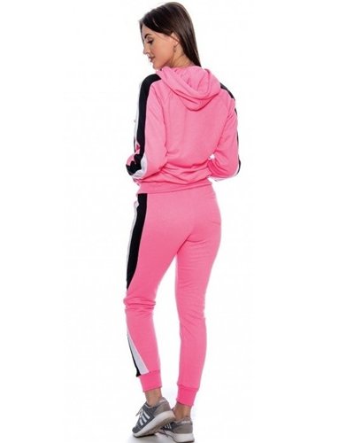 Nike Womens Essential Colorblock Full-Zip Fleece Hoodie & Pants Set