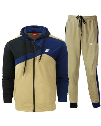 Nike Sportswear Colorblock Tech Men's Fleece Hoodie & Pants Set