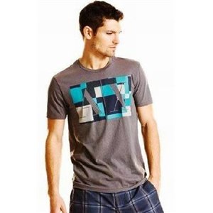Armani Men's Tee Shirt In AX  Gray