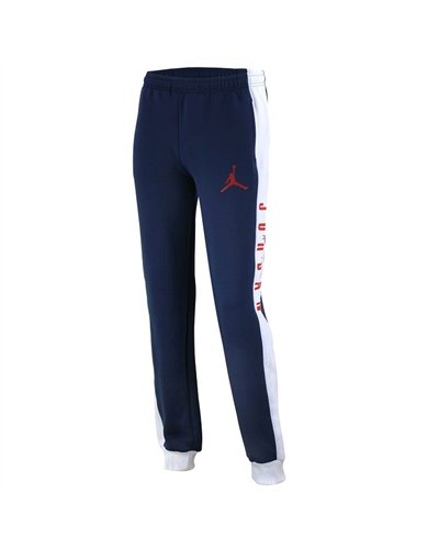 Nike Jordan Men's Double Knit Zip Jacket  & Pants Set Navy/White
