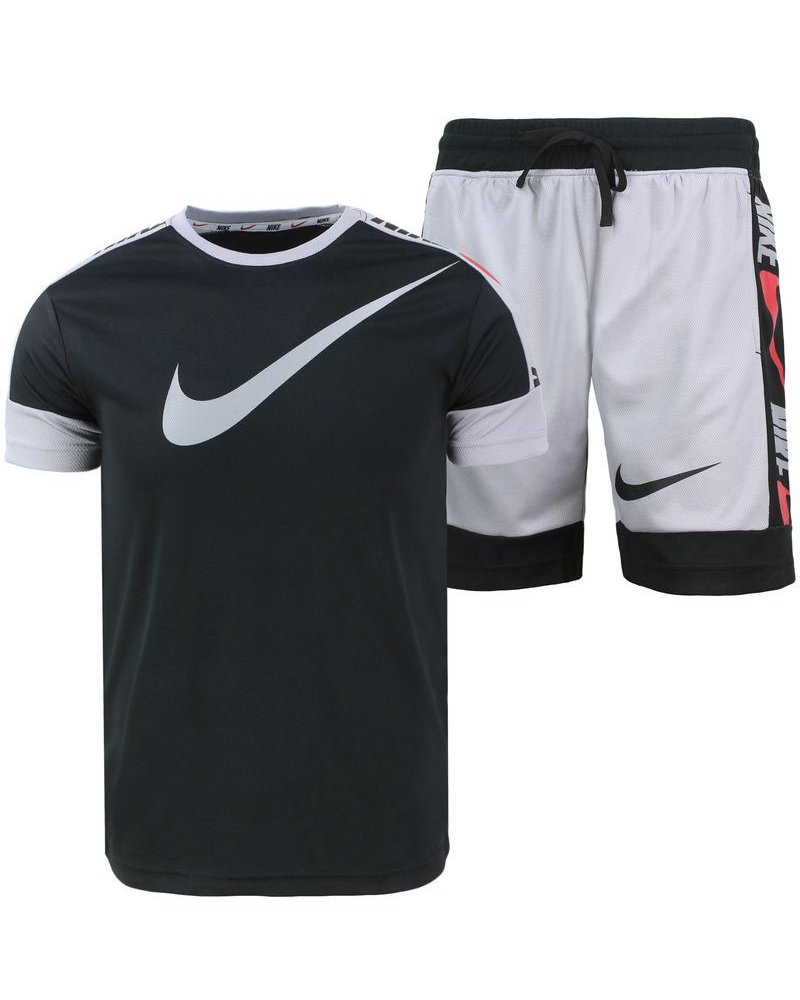 Nike Swoosh Men's Sport Dri-Fit Shorts & T Shirt 2 Pc Set