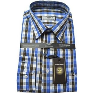 Giorgio Armani Men's Plat Button Down