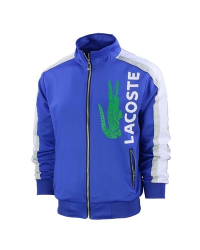 Lacoste Men's Sport Color-Blocked Track Suit Royal