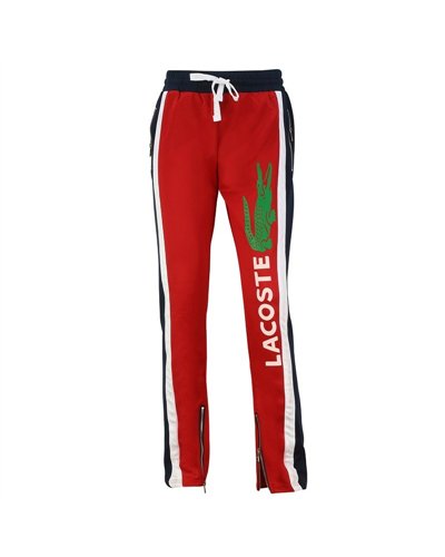 Lacoste Men's Sport Color-Blocked Track Suit Red