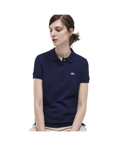 Lacoste Women's Classic Short Sleeve Polo Shirt - Navy