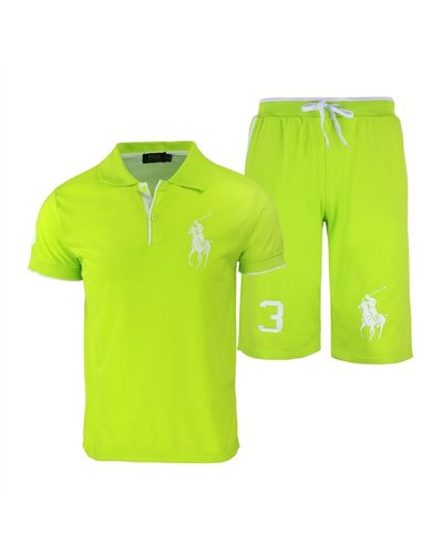 Polo Ralph Lauren Men's Big Pony Short & Polo Shirt