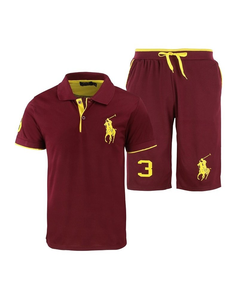 Polo Ralph Lauren Men's Big Pony Short & Polo Shirt