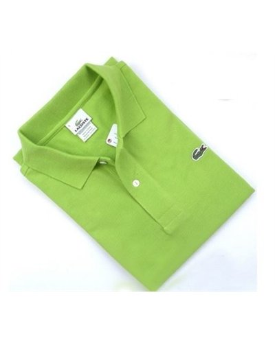 Lacoste Womens Classic Short Sleeve Polo Shirt - Lime Green