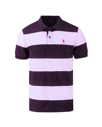 R.L Classic Fit Striped Jersey Polo Shirt