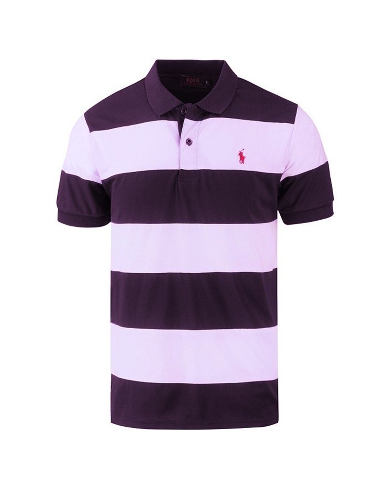 R.L Classic Fit Striped Jersey Polo Shirt