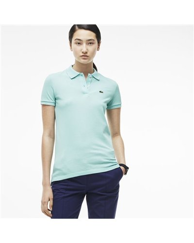 Lacoste Womens Classic Short Sleeve Polo Shirt - Mint Green