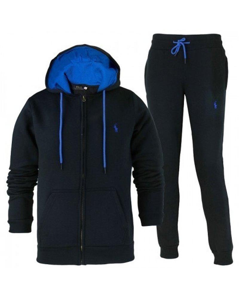 R.L Colorblock Fleece Zip Hoodie & Pants Set