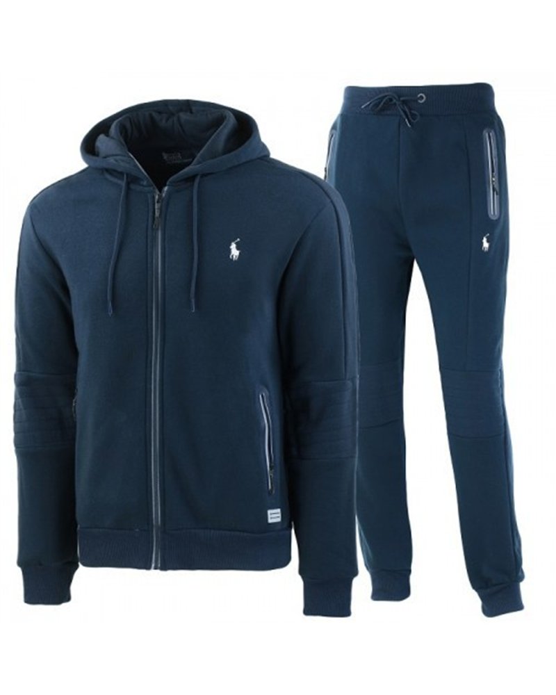 R.L Colorblock  Full-Zip Hoodie & Pants Set