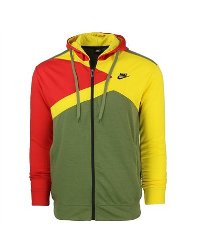 Nike Tech Fleece Colorblocked Windrunne Men's Fleece Hoodie & Pants Set