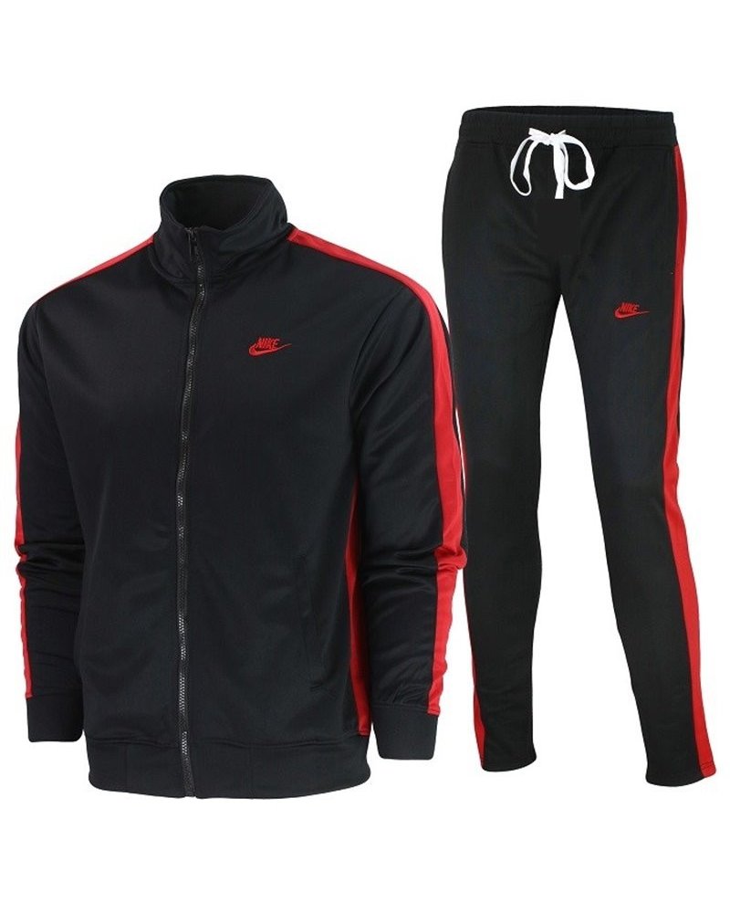 Nike Men's Knit Tracksuit Black/Red