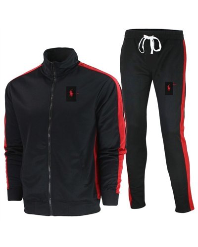 RL Polo Double-Knit Track Jacket & Pants 2 Pc Set