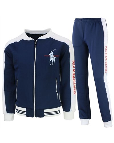 R.L Polo Men's Double-Knit Track Suit & Pants Set