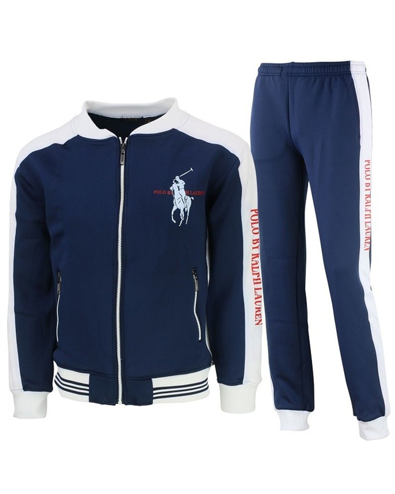 R.L Polo Men's Double-Knit Track Suit & Pants Set