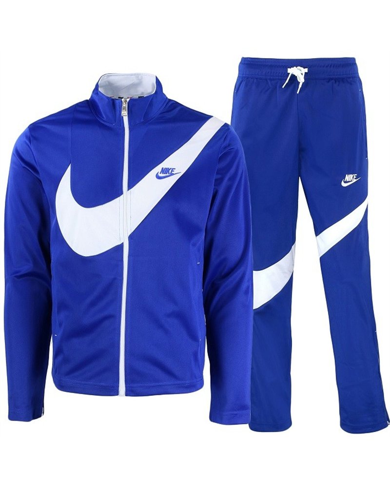 Nike Sportswear Swoosh  2 Piece Tracksuit Royal/White/