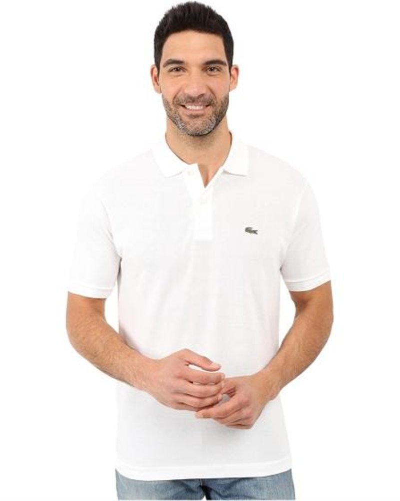 Lacoste Men's Pique Polo Shirt  White