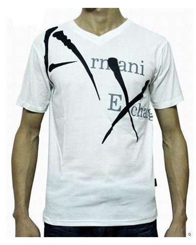 Armani Tee Shirt In AX White