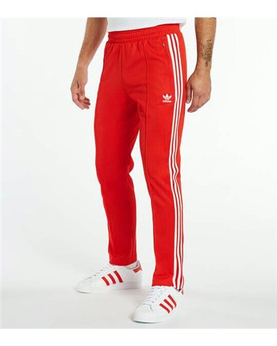 Adidas 3-Stripe Tricoat Track Set Jacket & Pants Red