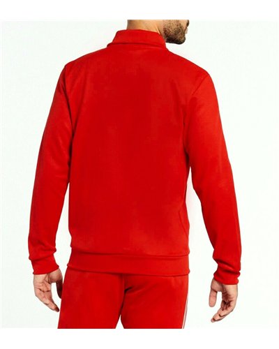 Adidas 3-Stripe Tricoat Track Set Jacket & Pants Red