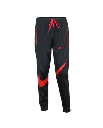 Nike Sportswear Swoosh  2 Piece Tracksuit Black/Red