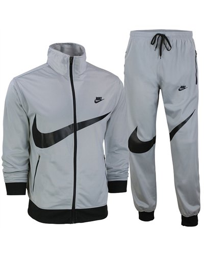 Nike Sportswear Swoosh 2 Piece Tracksuit Gray