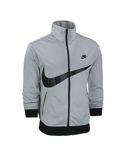 Nike Sportswear Swoosh 2 Piece Tracksuit Gray