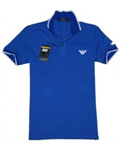 Armani Men's  Polo Shirt  Blue