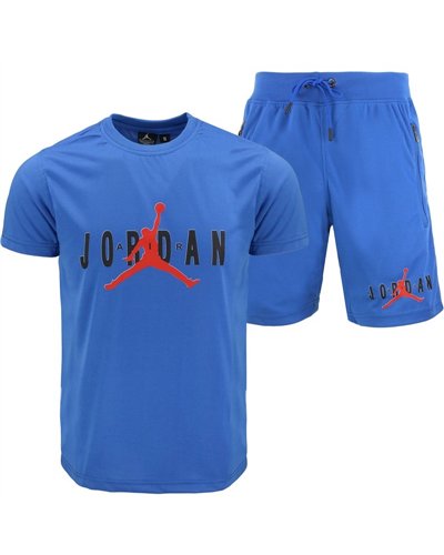 Jordan Air Men's Crewneck  Top & Short Set