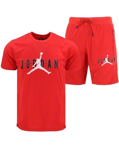 Jordan Air Men's Crewneck  Top & Short Set