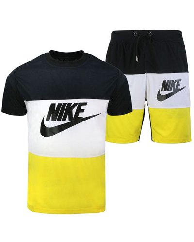 Nike Men's Colorblock Swoosh Top & Short Set