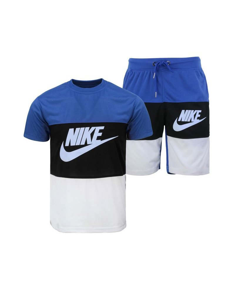 Nike Men's Colorblock Swoosh Top & Short Set