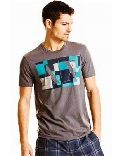 Armani Men's Tee Shirt In AX  Gray