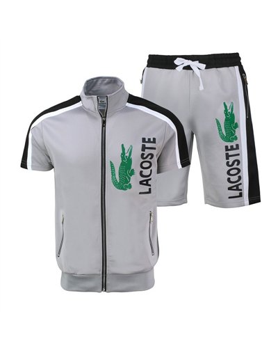 Lacoste Sport Color-Blocked Jacket & Short Set 2 Pc Set