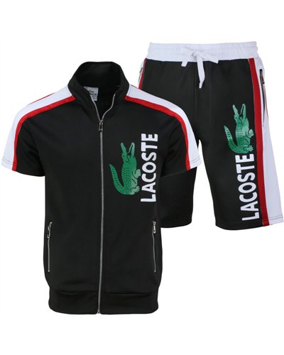 Lacoste Sport Color-Blocked Jacket & Short Set 2 Pc Set