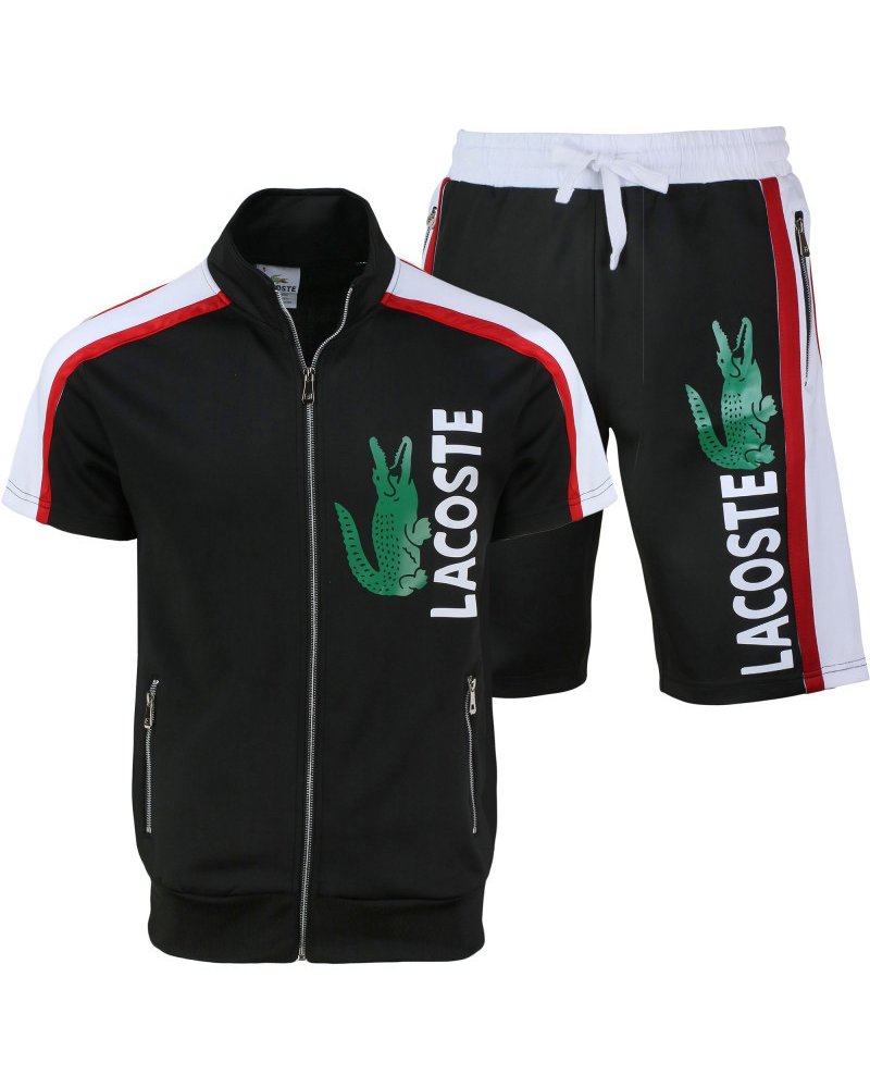 Lacoste Sport Color-Blocked Jacket & Short Set 2 Pc Set