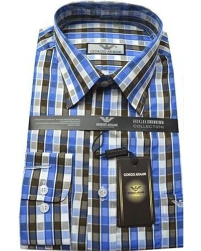 Giorgio Armani Men's Plat Button Down
