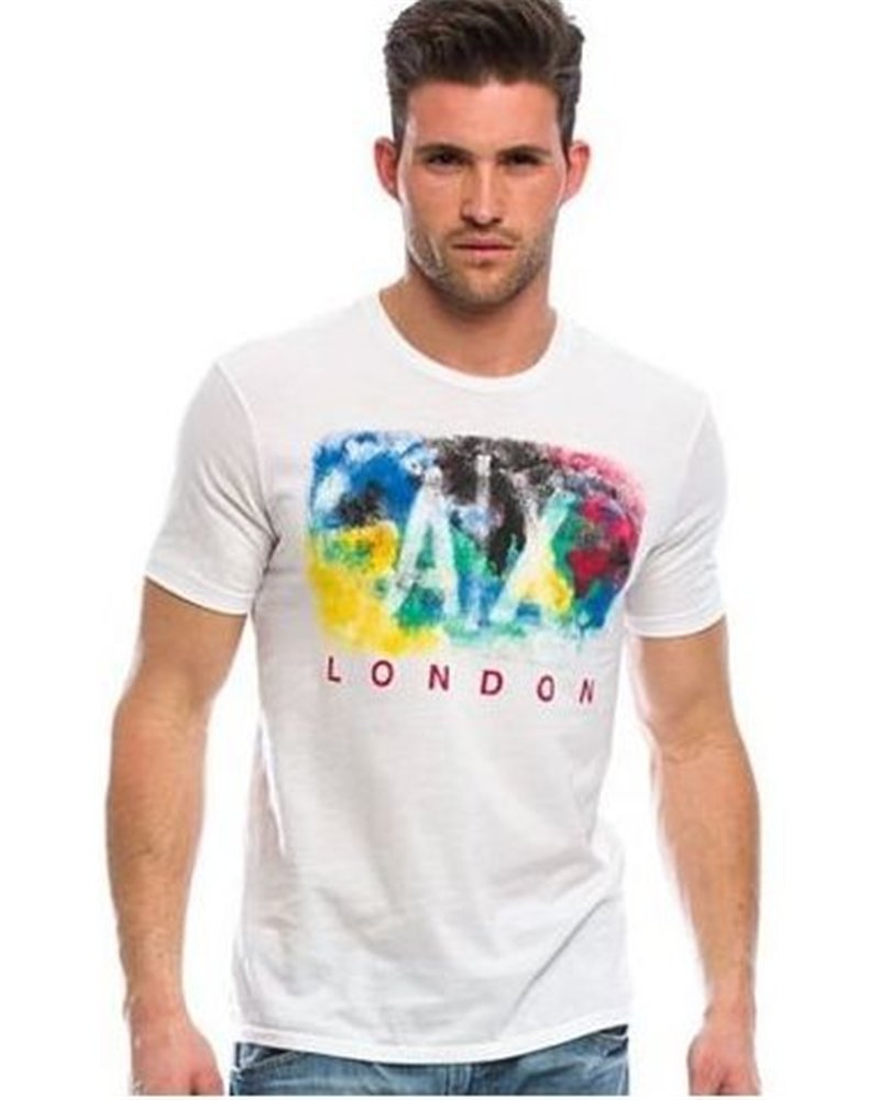 Armani Men's Tee Shirt In AX  White